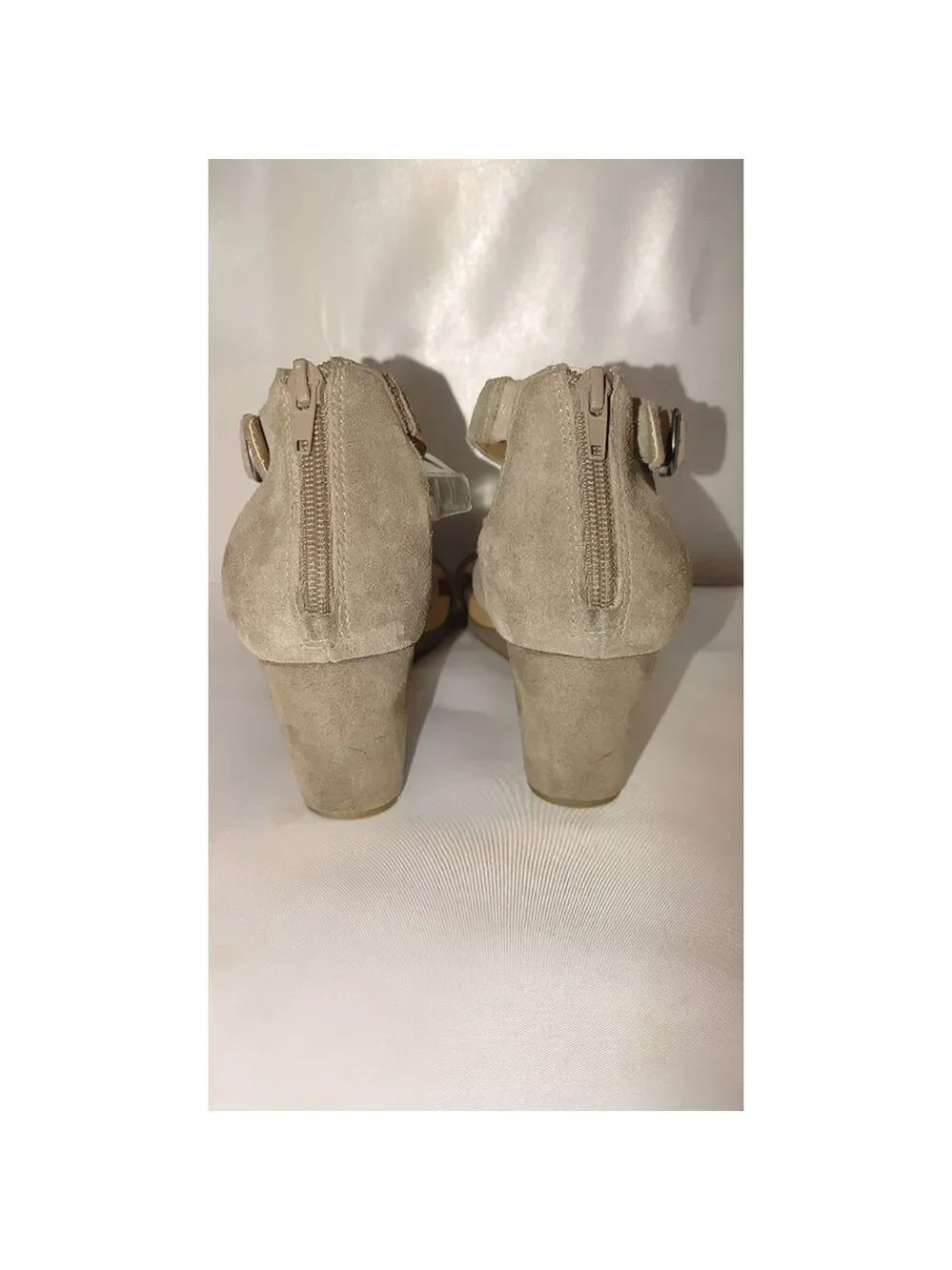 Lucky Brand Kenadee Suede Wedge Sandal Size 8M